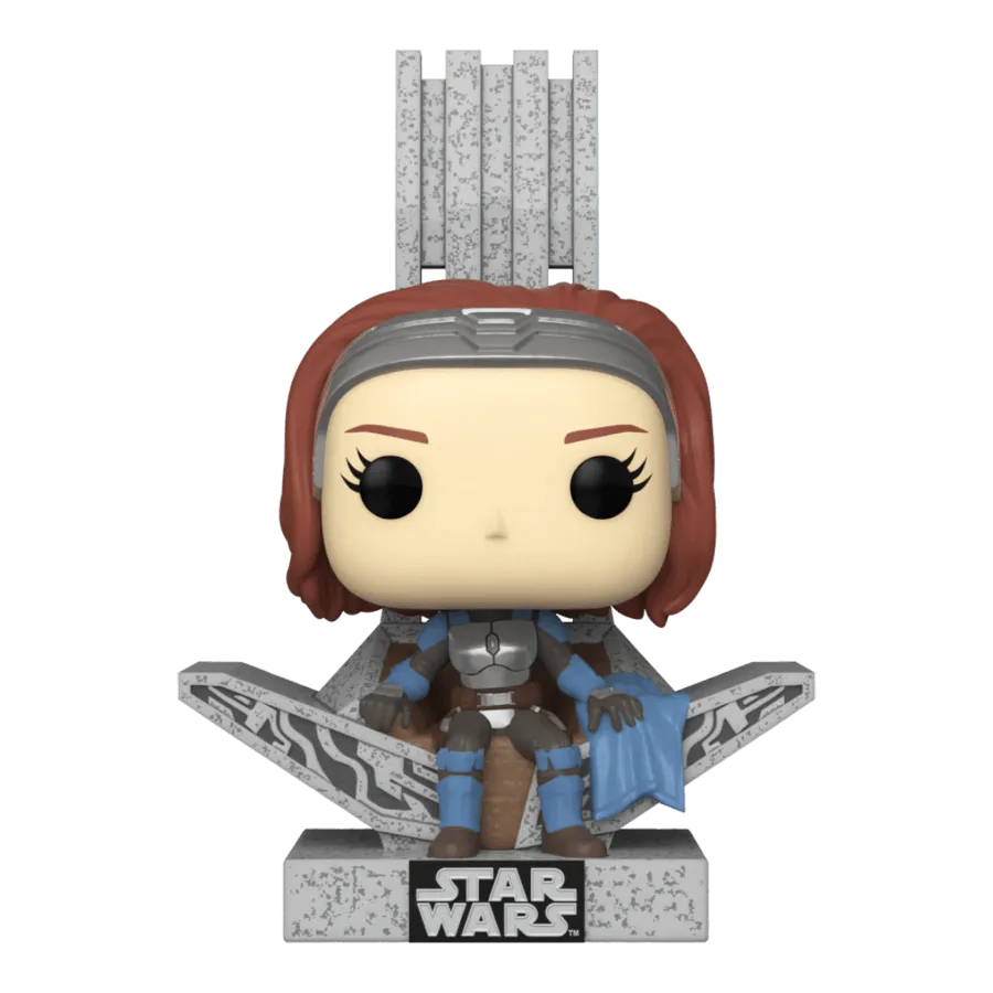 FUN76545 Star Wars: Mandalorian - Bo-Katan Kryze on Throne Pop! Vinyl Deluxe - Funko - Titan Pop Culture