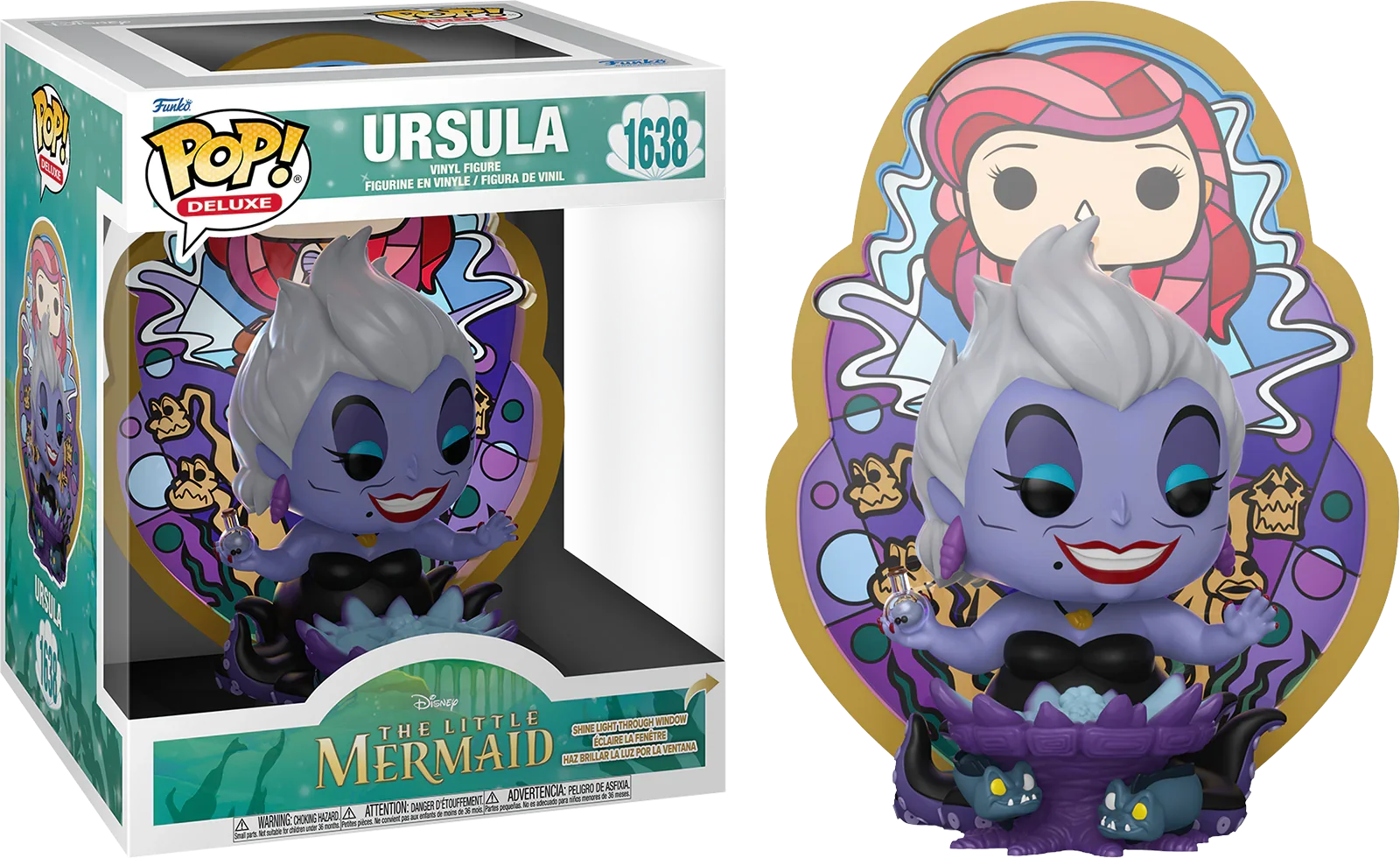 Disney: Villains - Ursula (Stained Glass) Pop! Deluxe