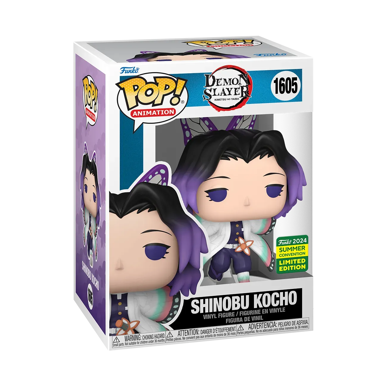 FUN78265 Demon Slayer - Shinobu Kocho Pop! Vinyl (2024 Summer Convention Exclusive) - Funko - Titan Pop Culture