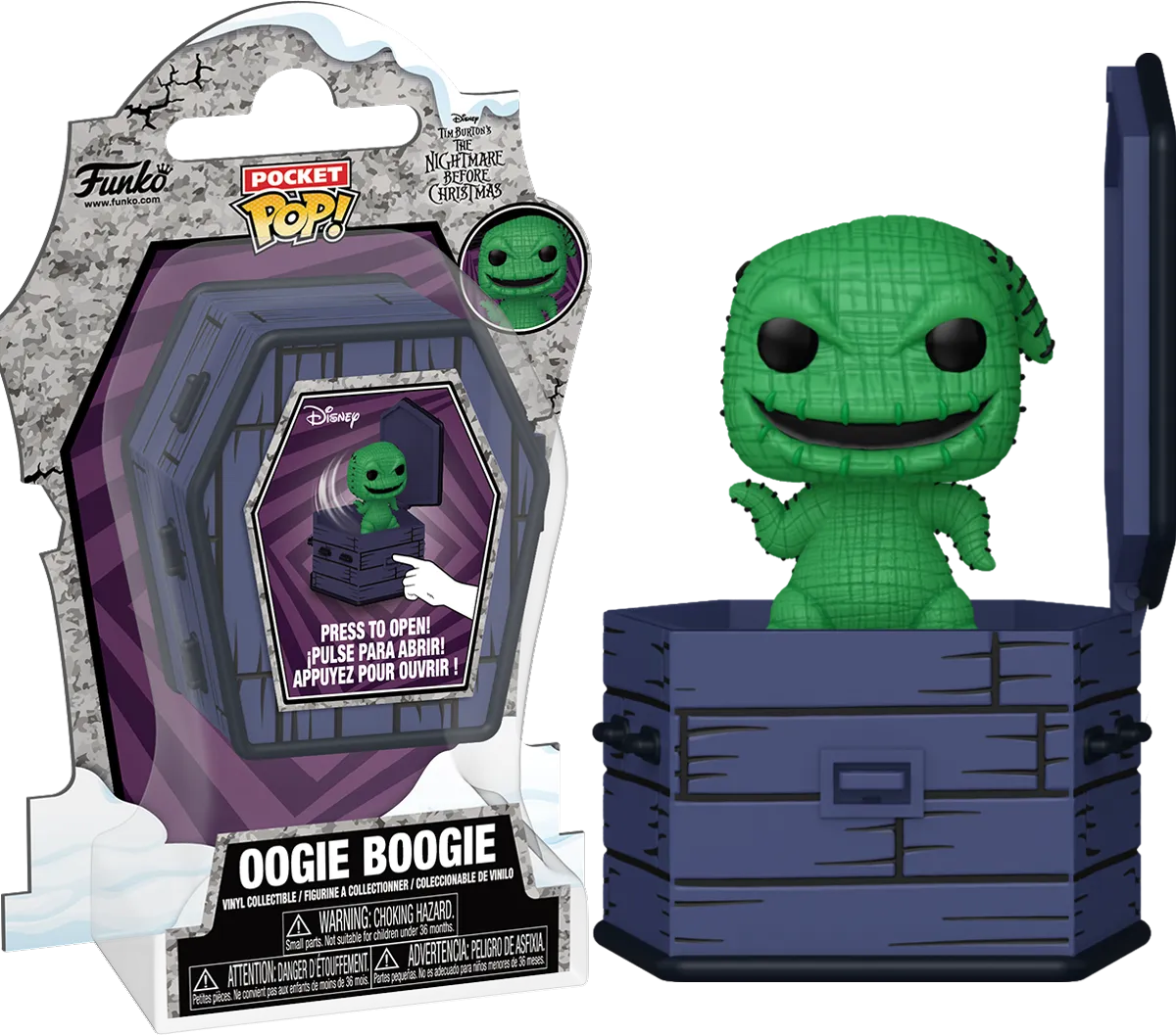 FUN79911 The Nightmare Before Christmas - Oogie Boogie Pocket Coffin Poppers! - Funko - Titan Pop Culture