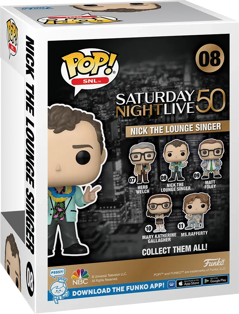 FUN80065 Saturday Night Live: 50th Anniversary - Nick the Lounge Singer Pop! Vinyl - Funko - Titan Pop Culture