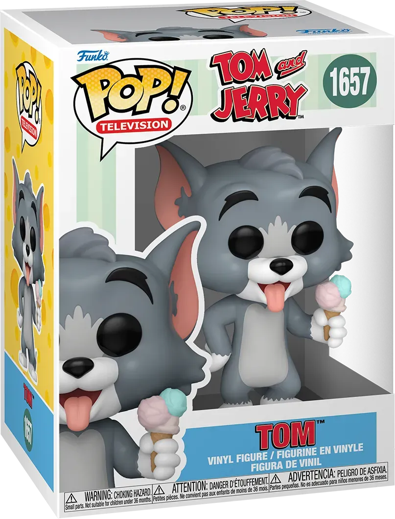 FUN80159 Tom & Jerry - Tom with Ice Cream Pop! Vinyl - Funko - Titan Pop Culture
