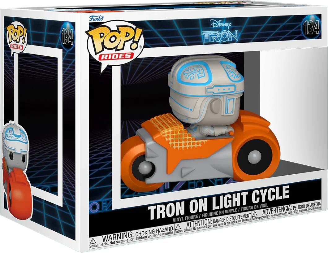 FUN80206 Tron (1982) - Tron on Light Cycle Pop! Rides Vinyl - Funko - Titan Pop Culture