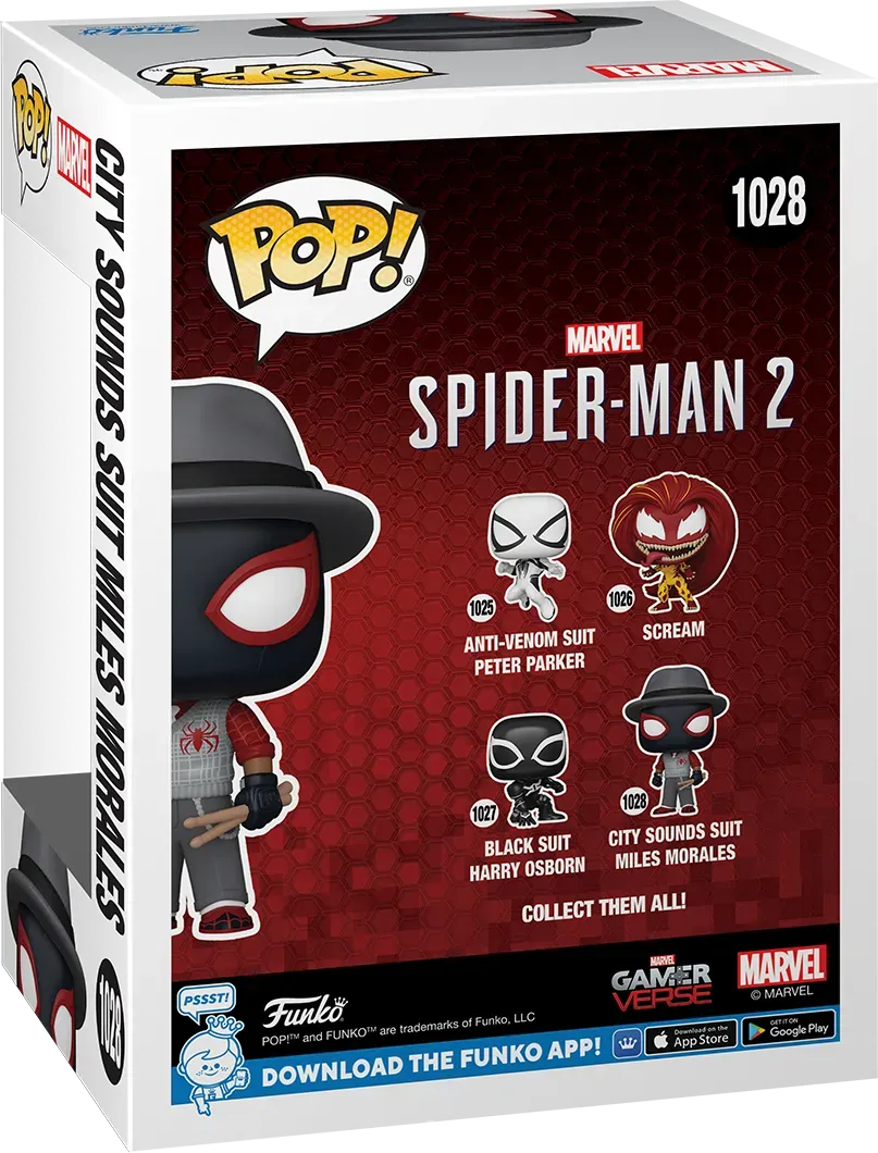 FUN80330 Spider-Man 2 (VG 2023) - City Sounds Suit Miles Morales Pop! Vinyl - Funko - Titan Pop Culture