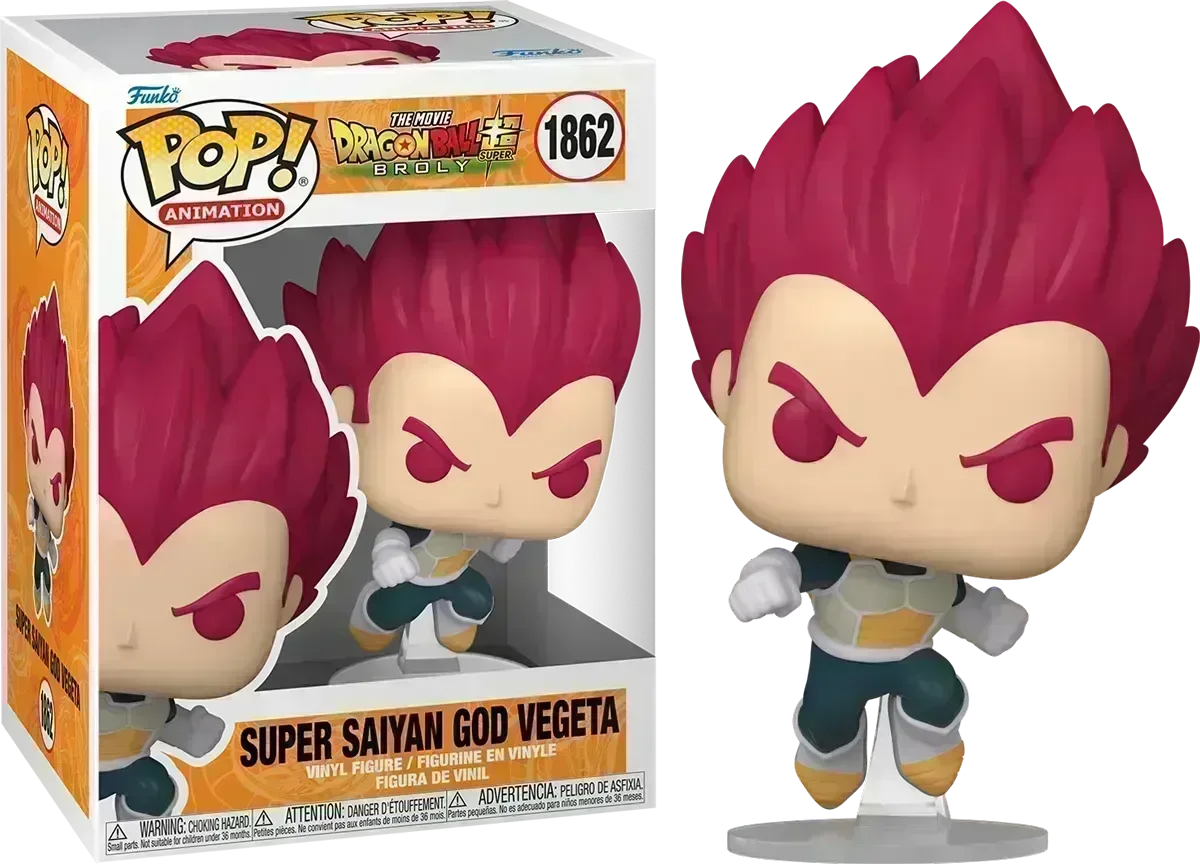 FUN80362 Dragon Ball Super: Broly - Super Saiyan God Vegeta Pop! Vinyl - Funko - Titan Pop Culture