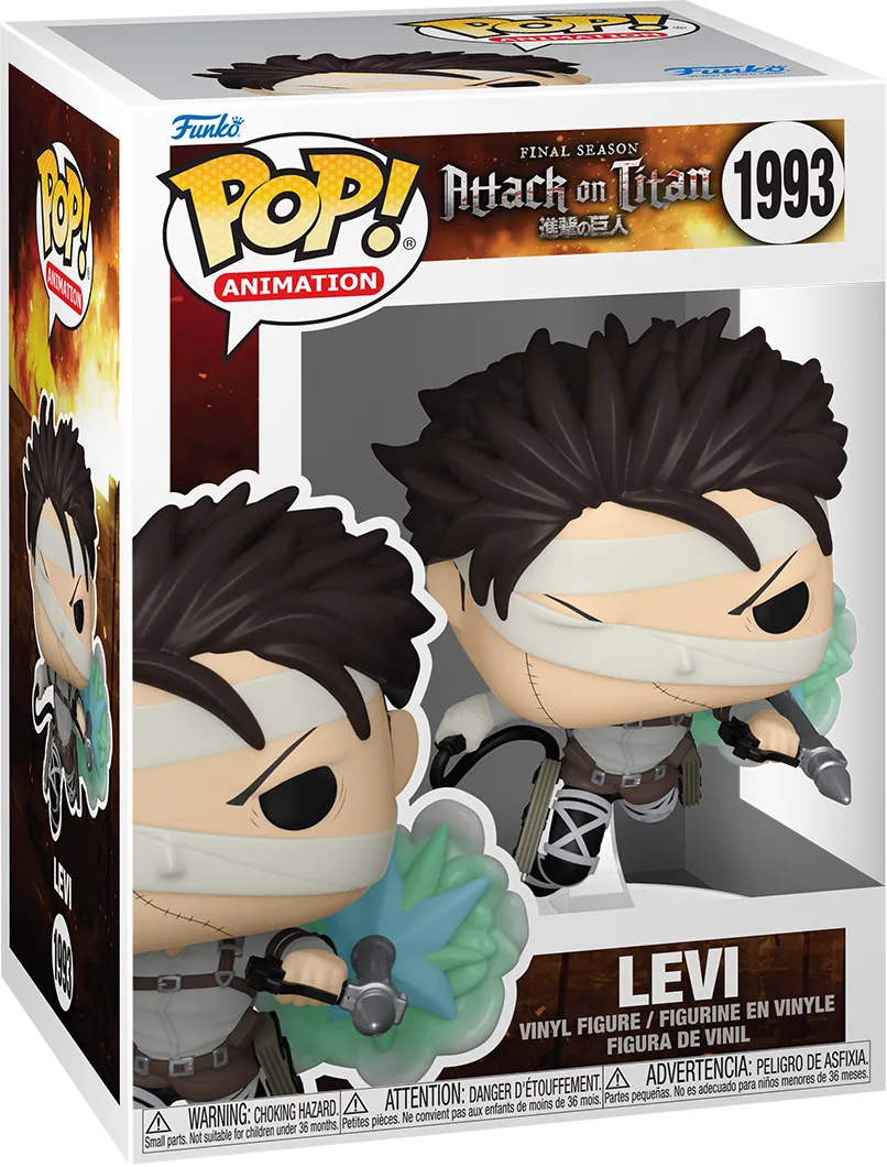 FUN80373 Attack on Titan - Levi Pop! Vinyl - Funko - Titan Pop Culture