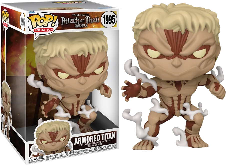 FUN80374 Attack on Titan - Armoured Titan 10" Pop! Vinyl - Funko - Titan Pop Culture