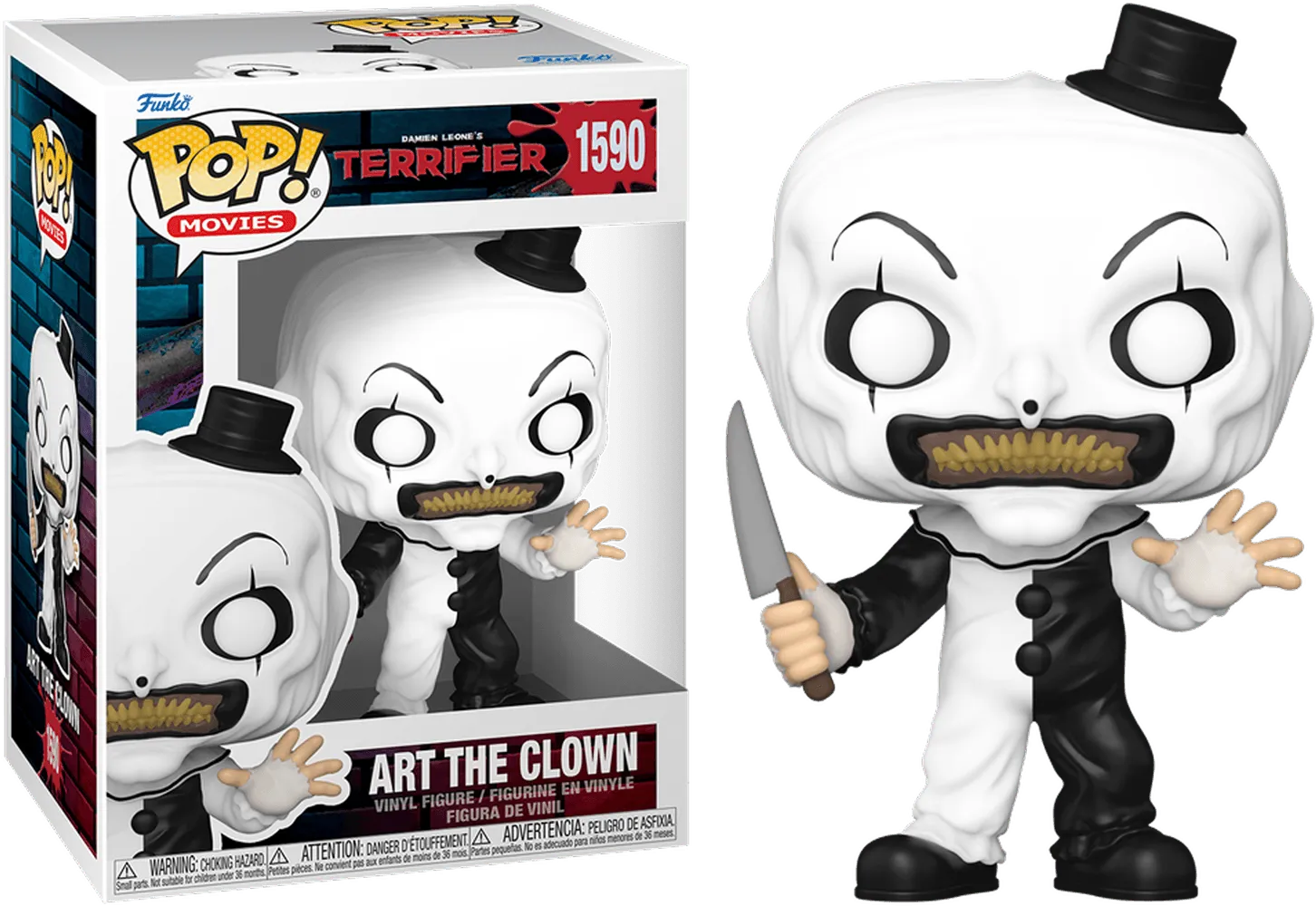 FUN80705 Terrifier - Art the Clown Pop! Vinyl - Funko TBA - Titan Pop Culture