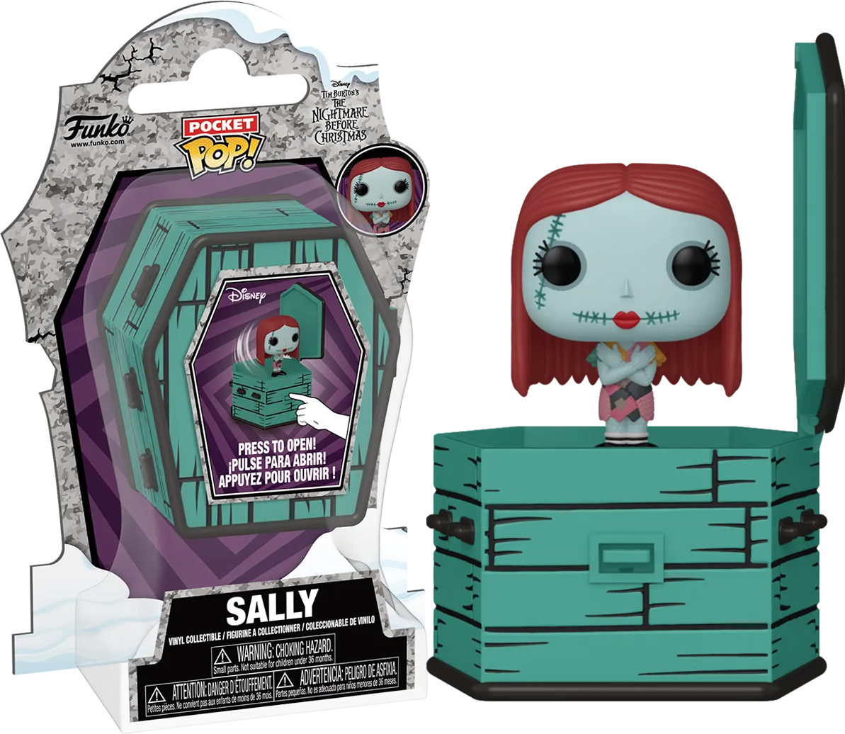 FUN80884 The Nightmare Before Christmas - Sally Pocket Coffin Poppers! - Funko - Titan Pop Culture
