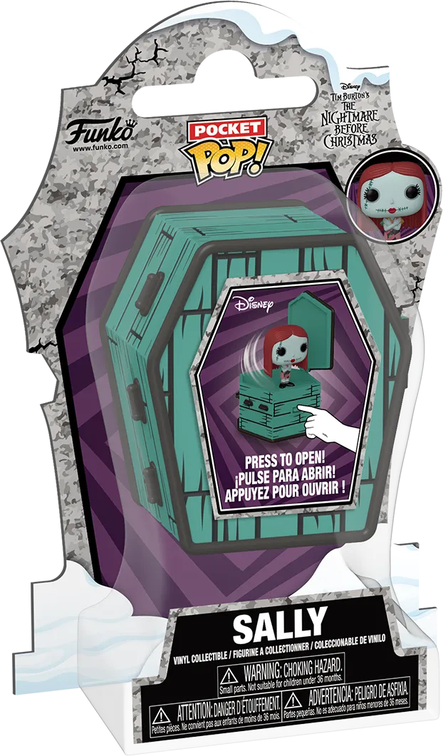 FUN80884 The Nightmare Before Christmas - Sally Pocket Coffin Poppers! - Funko - Titan Pop Culture