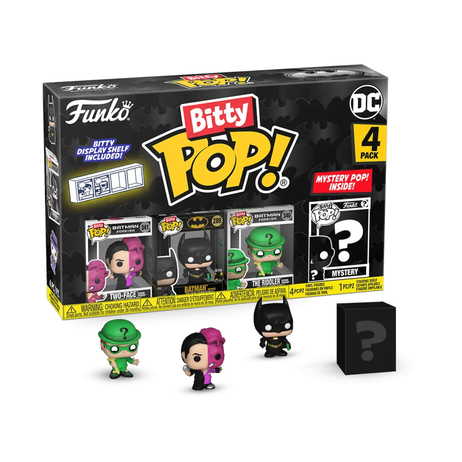 FUN81130 Batman: 85th Anniversary - Two Face Bitty Pop! 4-Pack - Funko - Titan Pop Culture