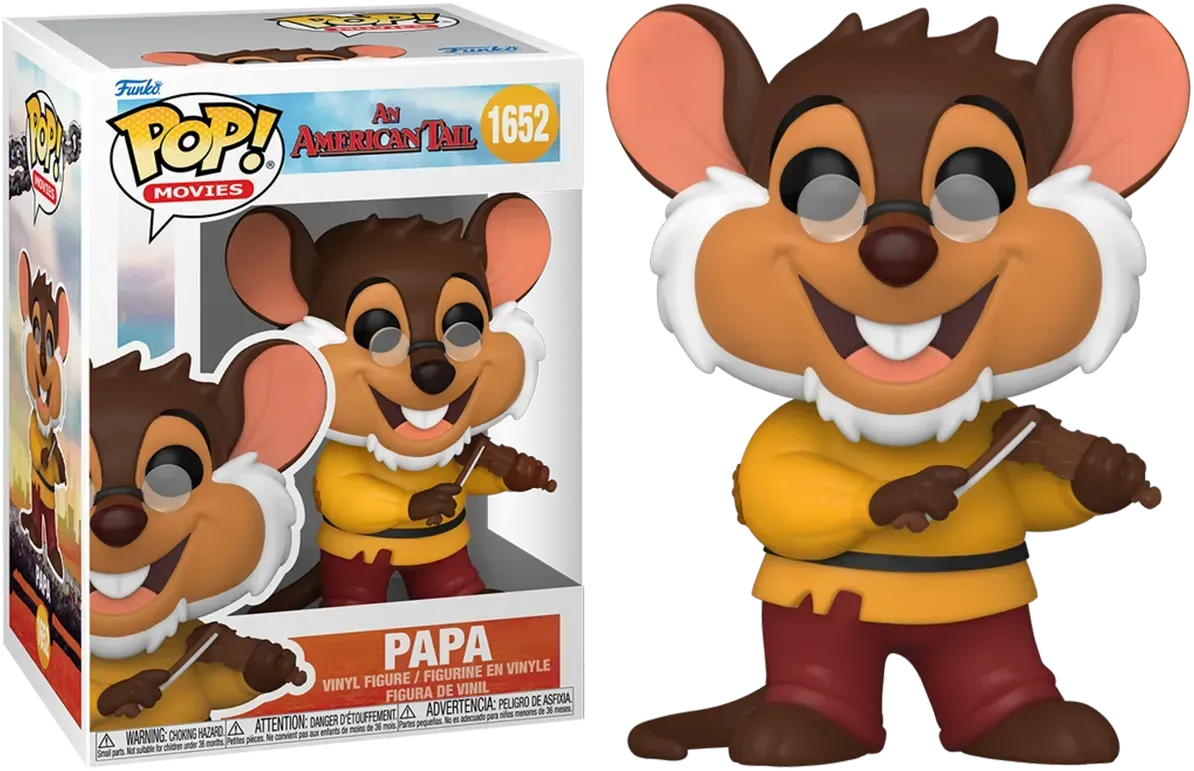 FUN81201 + FUN81202 + FUN81203 + FUN81204 An American Tail - Paved with Cheese Pop! Vinyl Bundle (Set of 4) - Funko - Titan Pop Culture