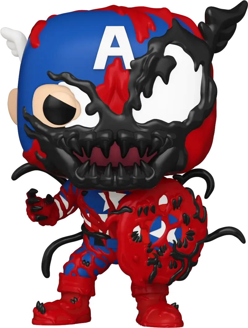 FUN82644 Marvel: Carnageized - Captain America Pop! Vinyl - Funko - Titan Pop Culture