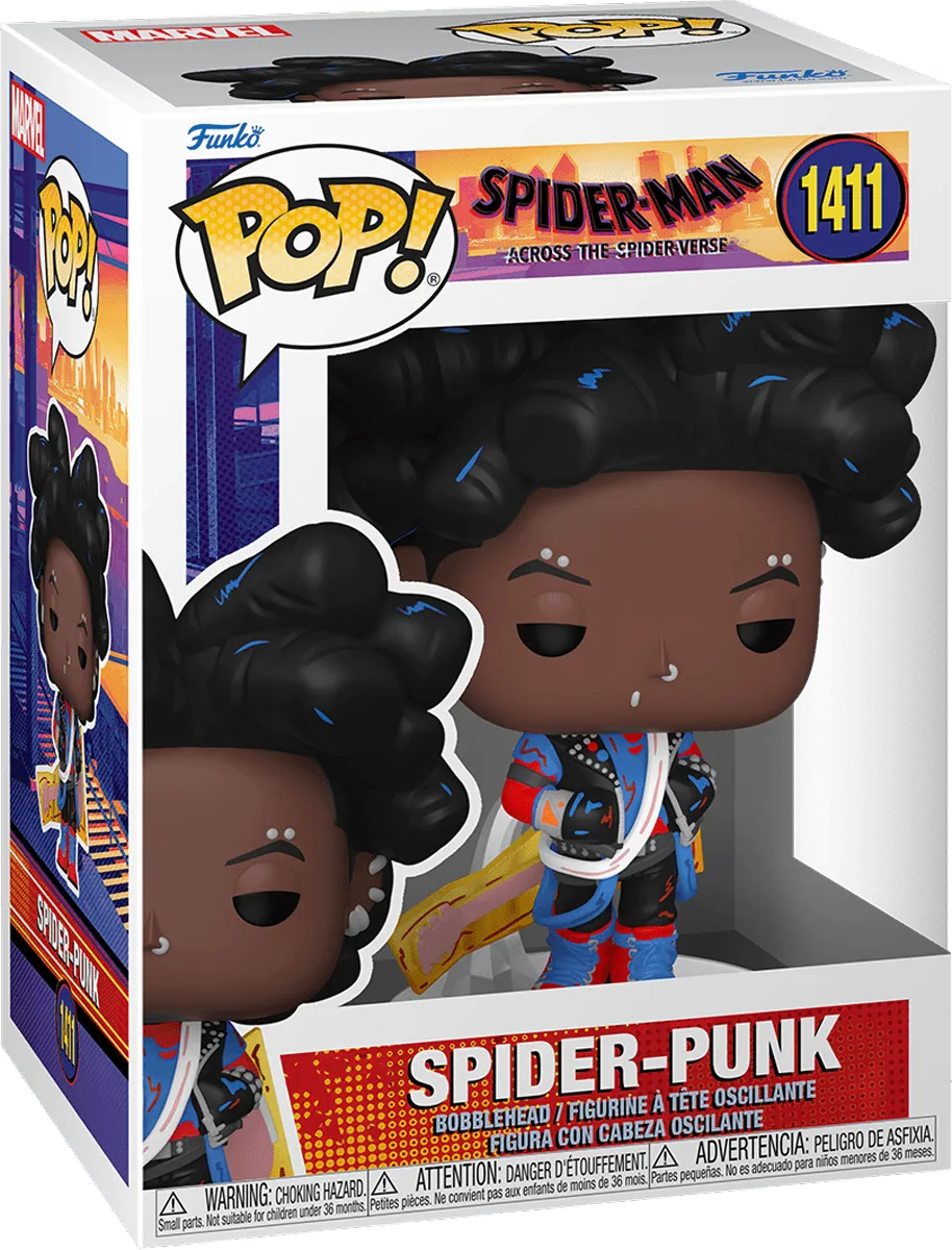 FUN82649 Spider-Man: Across the Spider-Verse - Spider-Punk (Unmasked) Pop! Vinyl - Funko - Titan Pop Culture