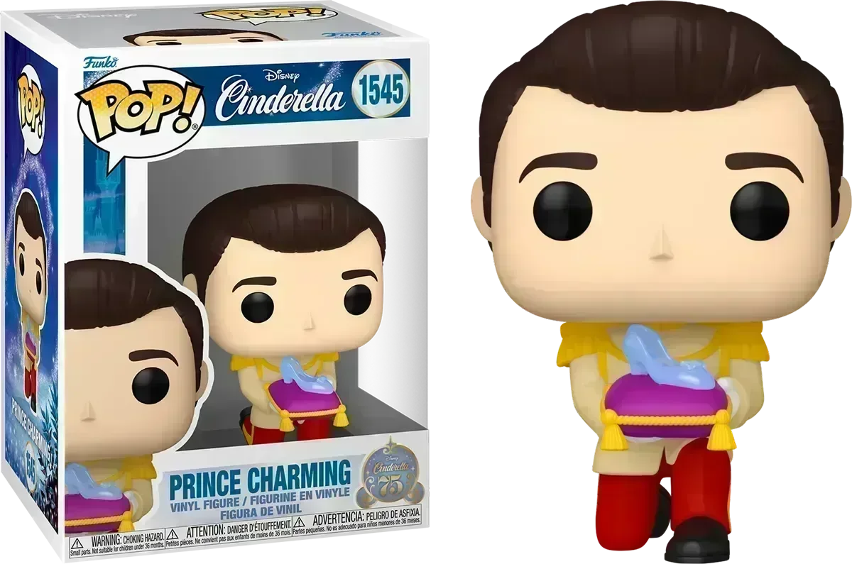 FUN83459 Cinderella (1950): 75th Anniversary - Prince Charming Pop! Vinyl - Funko - Titan Pop Culture