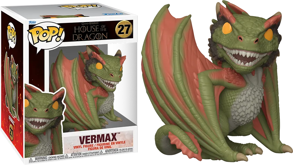 FUN83461 House of the Dragon - Vermax 6" Pop! Vinyl - Funko - Titan Pop Culture