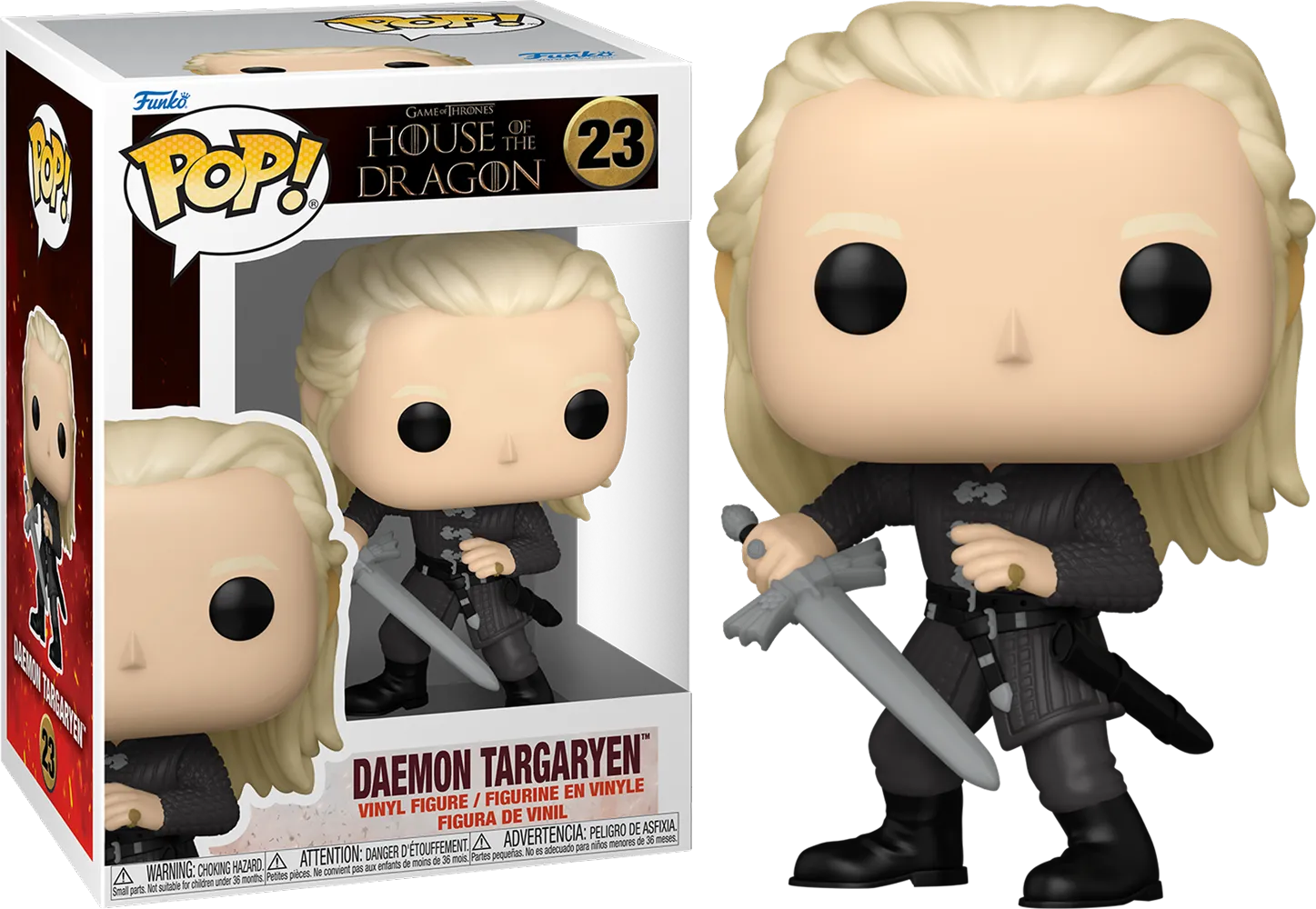 FUN83464 House of the Dragon - Daemon Targaryen Pop! Vinyl - Funko - Titan Pop Culture