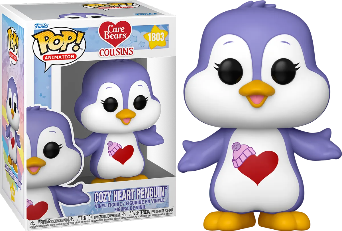 FUN83493 Care Bear Cousins - Cozy Heart Penguin Pop! Vinyl - Funko - Titan Pop Culture