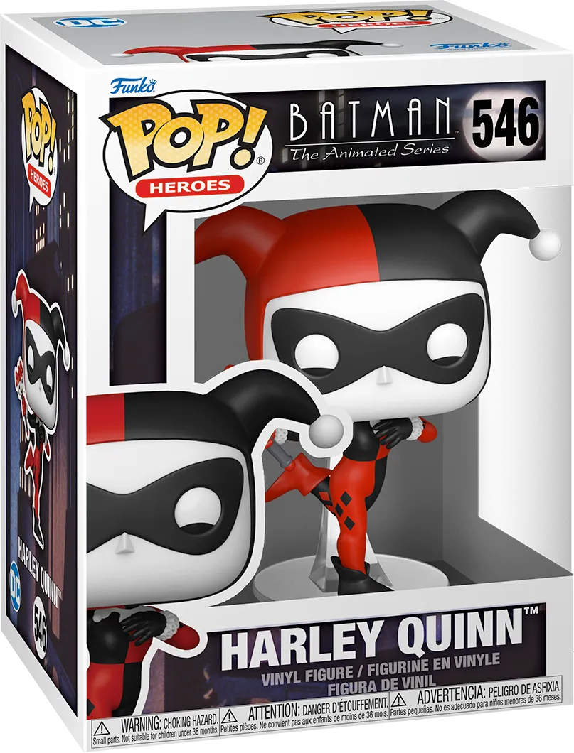 FUN83514 Batman: The Animated Series - Harley Quinn with Sceptre Pop! Vinyl - Funko - Titan Pop Culture