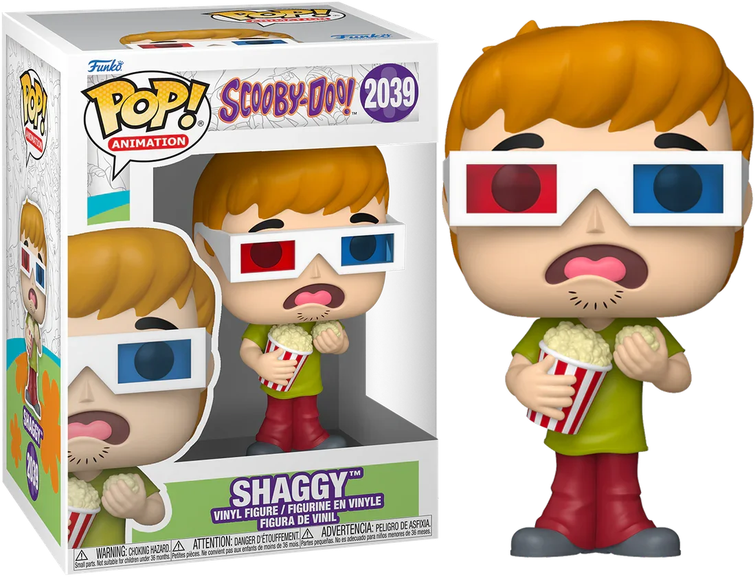 Scooby Doo - Shaggy (with 3D Glasses) Pop! Vinyl