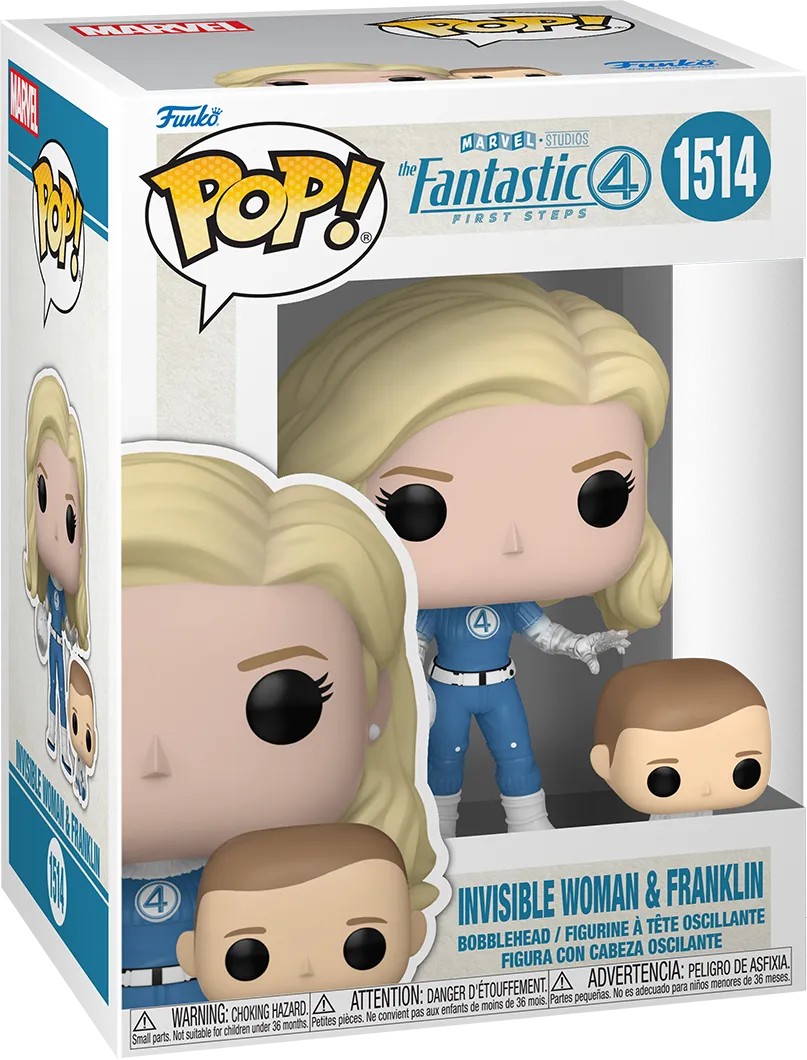 FUN83583 The Fantastic Four (2025) - Invisible Woman & Franklin Pop! Vinyl - Funko - Titan Pop Culture