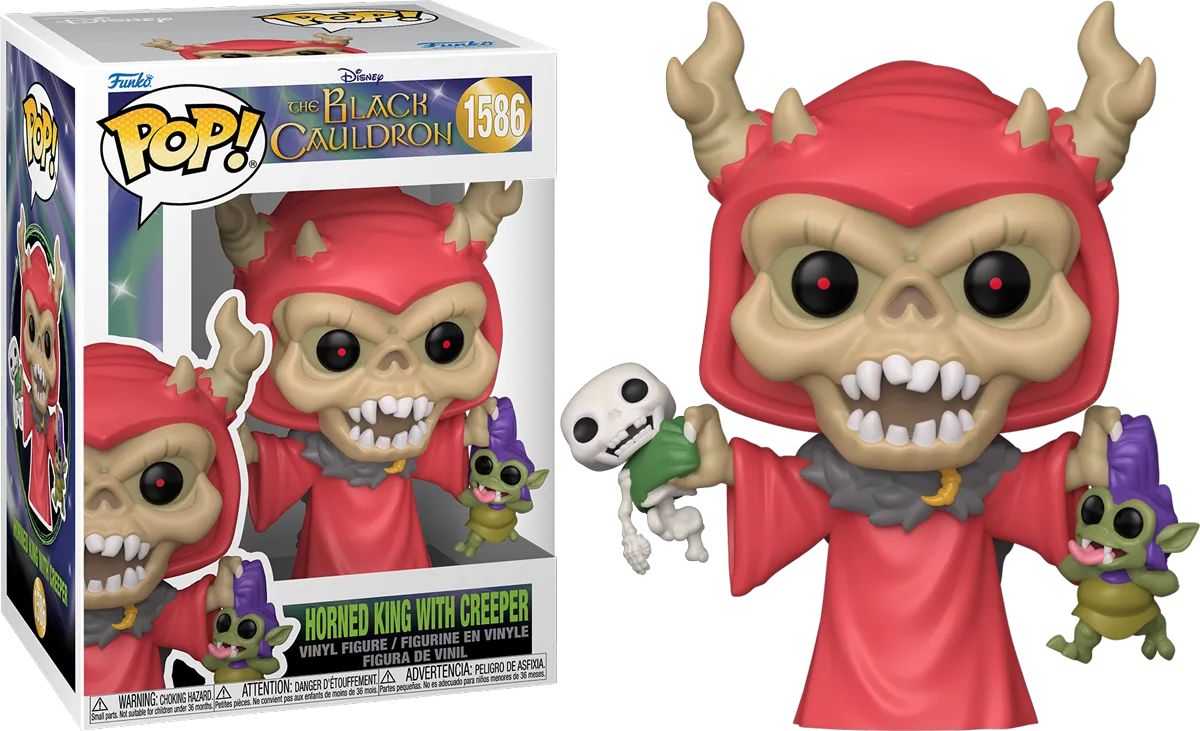 FUN83596 The Black Cauldron - Horned King with Creeper Pop! Vinyl - Funko - Titan Pop Culture