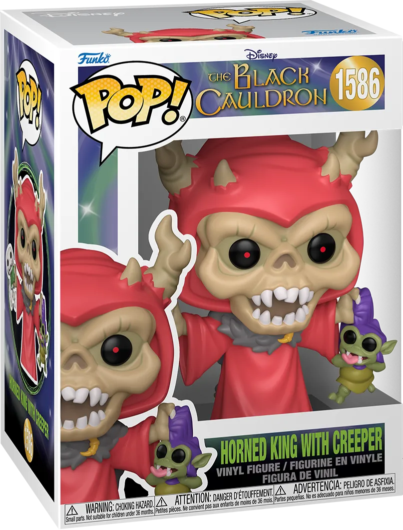 FUN83596 The Black Cauldron - Horned King with Creeper Pop! Vinyl - Funko - Titan Pop Culture