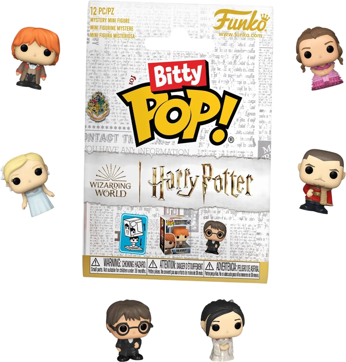 FUN83660 Harry Potter: Goblet of Fire - Bitty Pop! Blind Bag Assortment (Display of 32) - Funko TBA - Titan Pop Culture