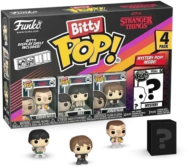 FUN83663 Stranger Things - Eleven Bitty Pop! 4-Pack - Funko - Titan Pop Culture
