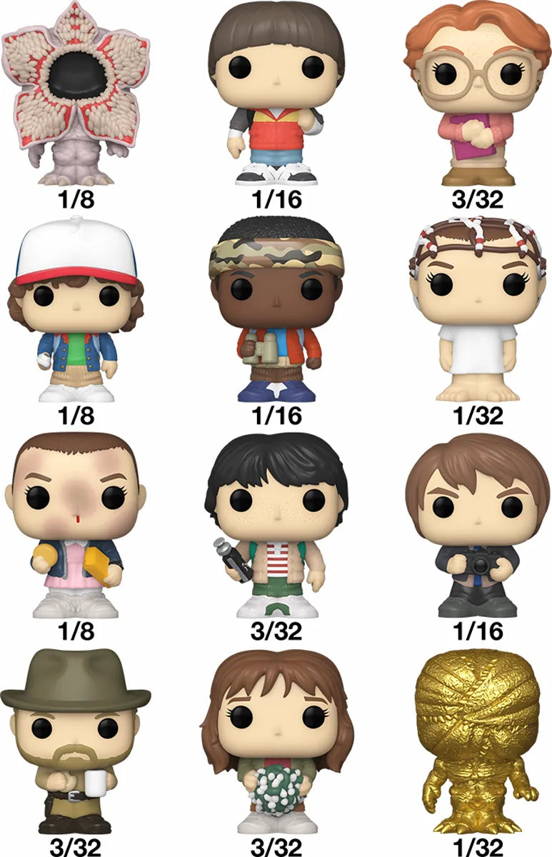 FUN83667 Stranger Things - Bitty Pop! Blind Bag Assortment (Display of 32) - Funko - Titan Pop Culture