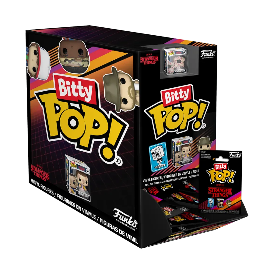 FUN83667 Stranger Things - Bitty Pop! Blind Bag Assortment (Display of 32) - Funko - Titan Pop Culture