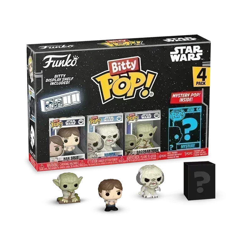 FUN83670 Star Wars - Han Solo Bitty Pop! 4-Pack - Funko - Titan Pop Culture