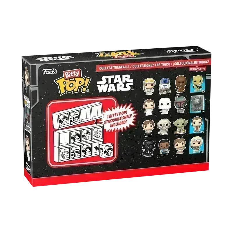 FUN83671 Star Wars - Darth Vader Bitty Pop! 4-Pack - Funko - Titan Pop Culture