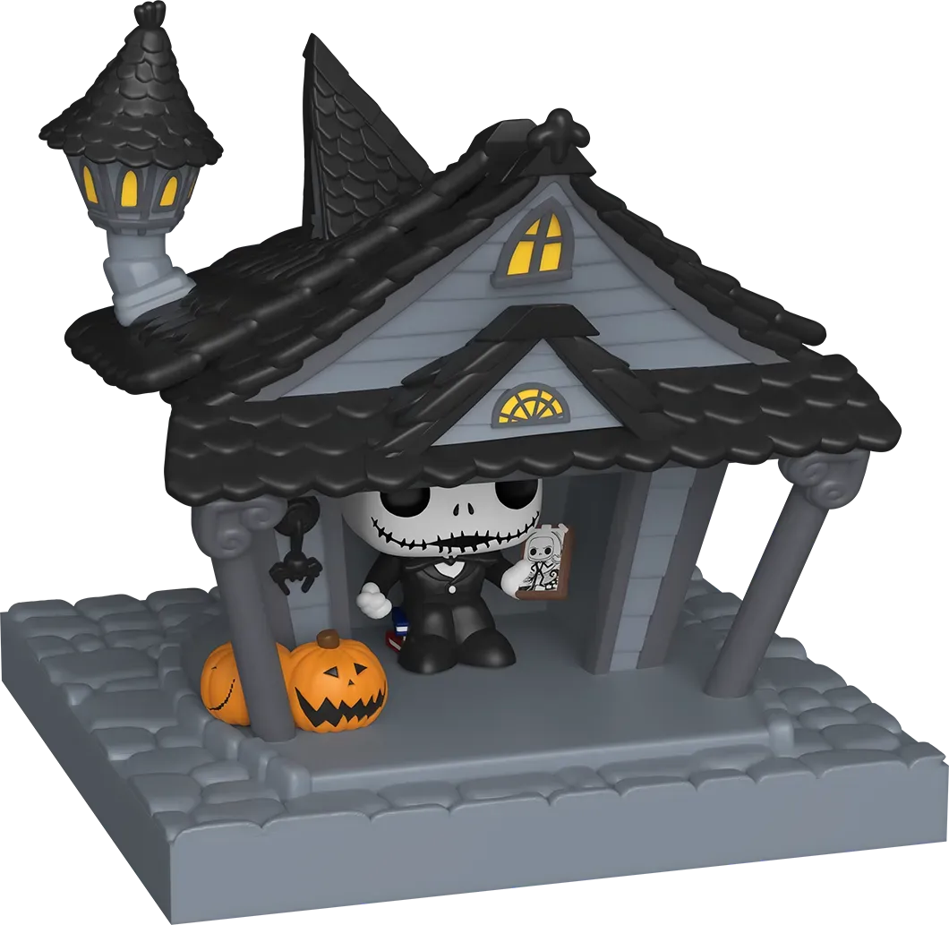 FUN83683 The Nightmare Before Christmas - Jack at Home Bitty Pop! Town - Funko - Titan Pop Culture