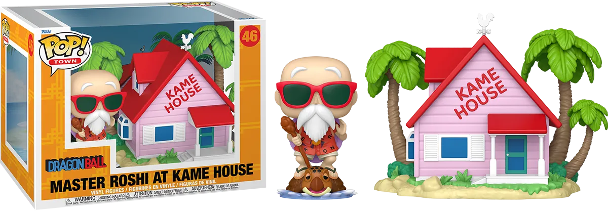 FUN83715 Dragon Ball - Master Roshi at Kame House Pop! Town - Funko - Titan Pop Culture
