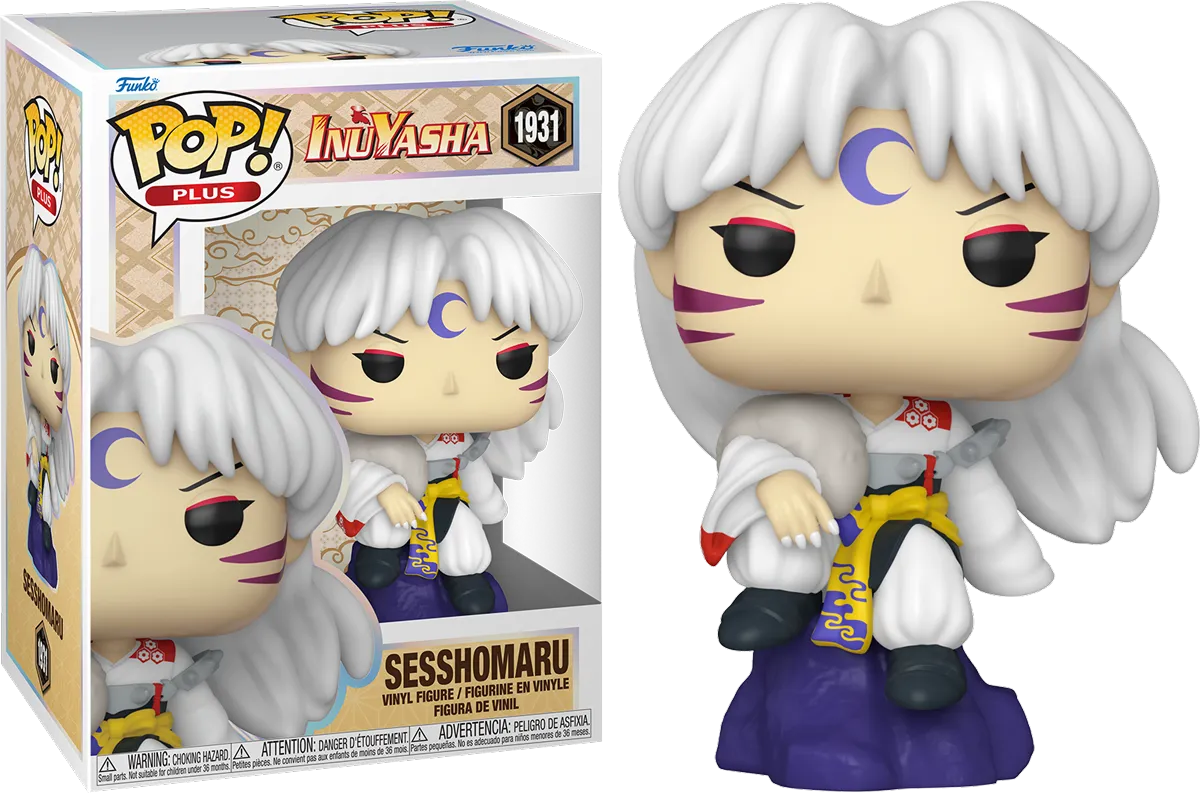 FUN83719 Inuyasha - Sesshomaru (Sitting) Pop! Plus - Funko - Titan Pop Culture