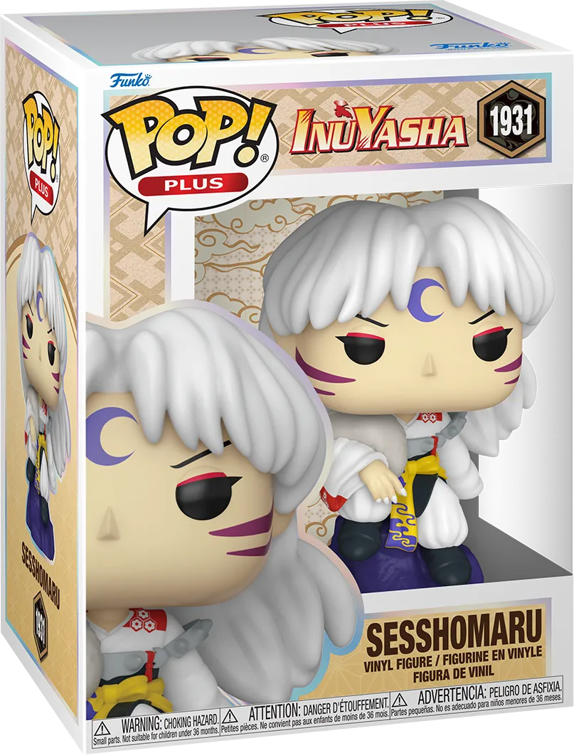 FUN83719 Inuyasha - Sesshomaru (Sitting) Pop! Plus - Funko - Titan Pop Culture