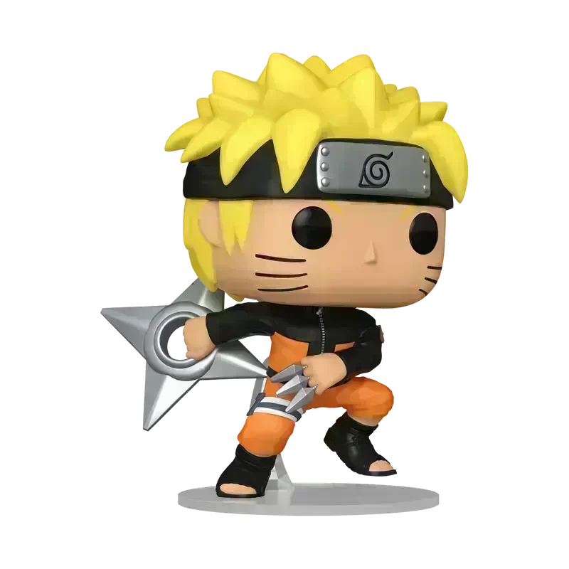 FUN83804BUNDLE Naruto - Naruto Uzumaki with Shuriken - Chase Bundle / Case - Funko - Titan Pop Culture