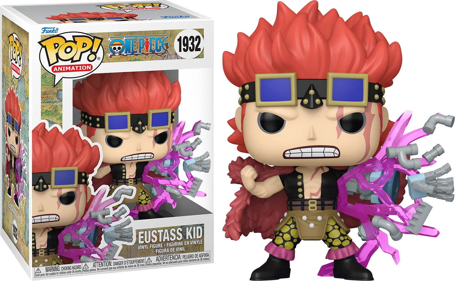 FUN83807 One Piece - Eustass Kid with Awakening Pop! Vinyl - Funko - Titan Pop Culture