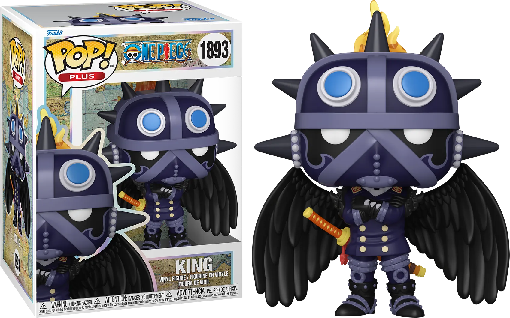 FUN83808 One Piece - King Pop! Vinyl - Funko - Titan Pop Culture