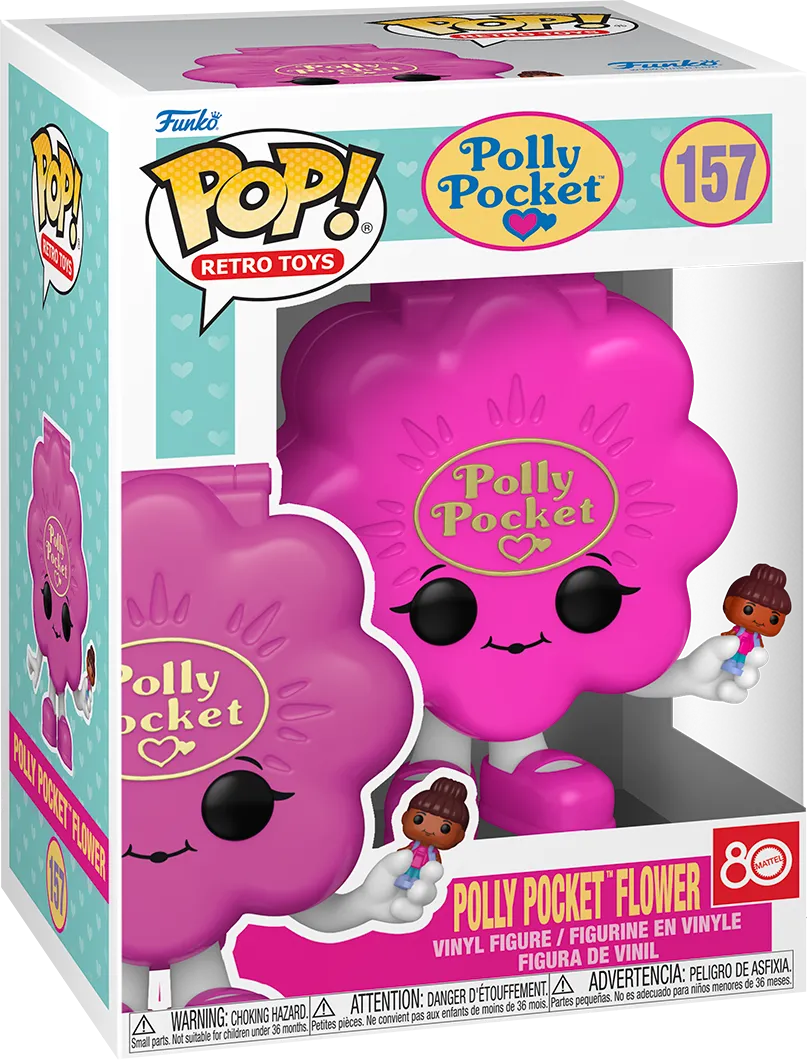 FUN83816 Retro Toys: Polly Pocket - Flower Shell (Pink) Pop! Vinyl - Funko - Titan Pop Culture