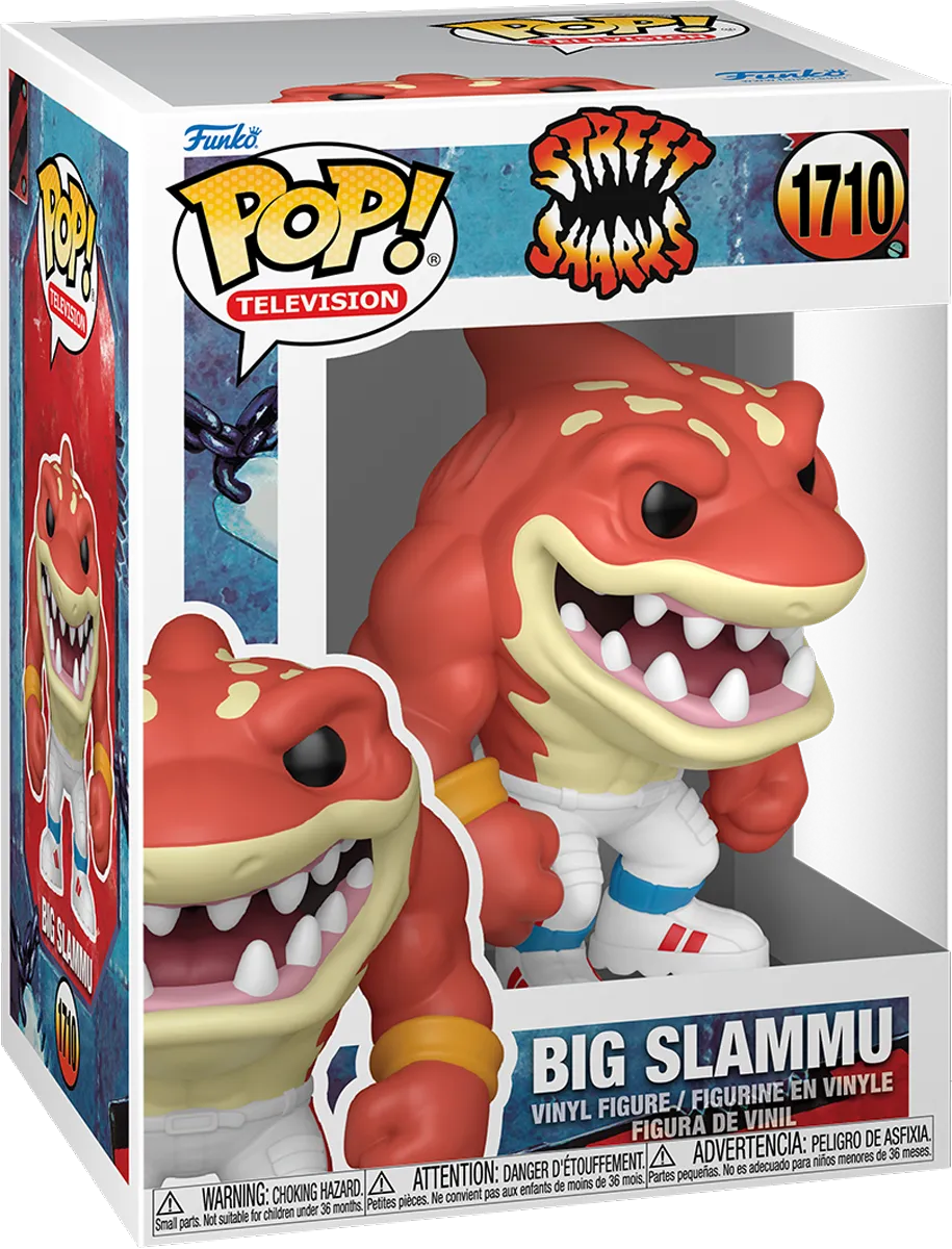 FUN83820 Street Sharks - Big Slammu Pop! Vinyl - Funko - Titan Pop Culture