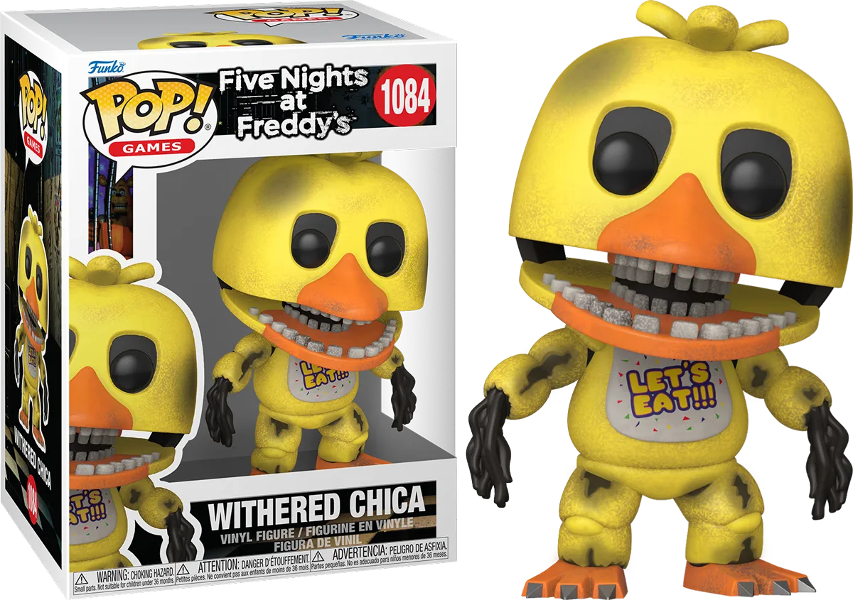 FUN83865 Five Nights at Freddy's - Withered Chica Pop! Vinyl - Funko - Titan Pop Culture