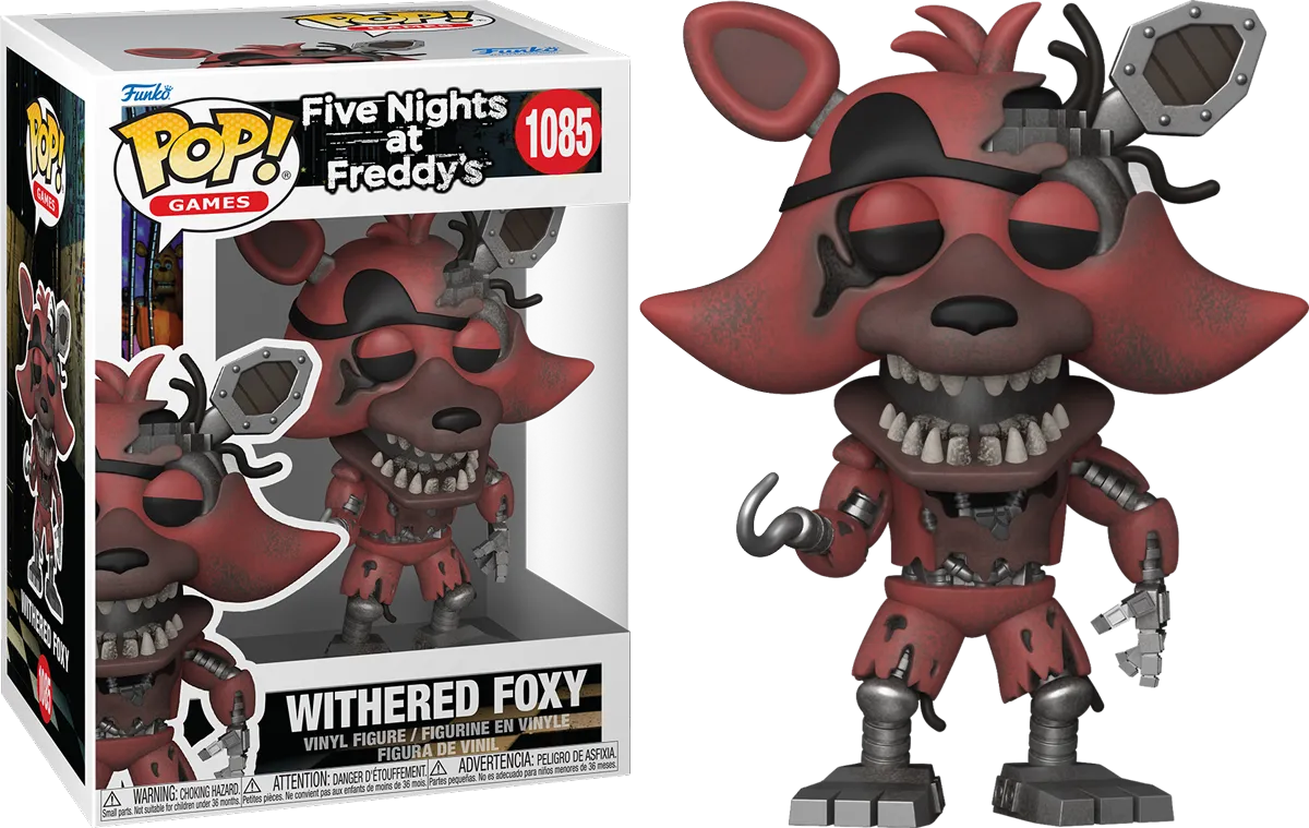FUN83866 Five Nights at Freddy's - Withered Foxy Pop! Vinyl - Funko - Titan Pop Culture