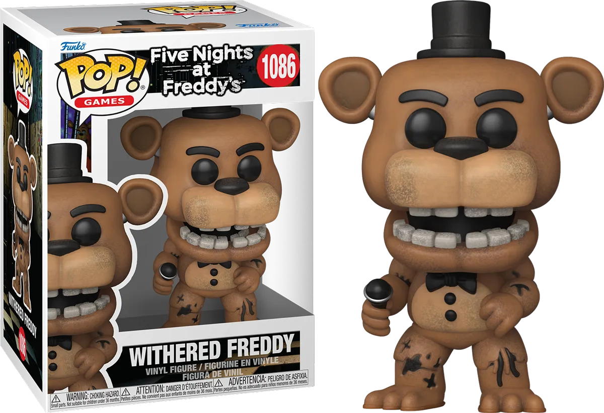 FUN83867 Five Nights at Freddy's - Withered Freddy Pop! Vinyl - Funko - Titan Pop Culture