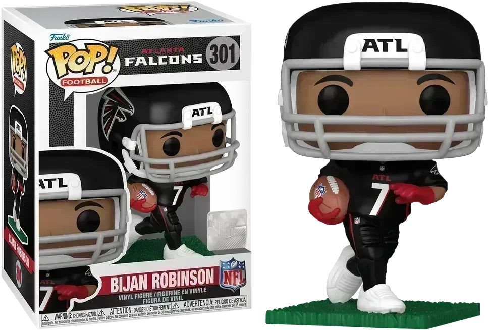 FUN83913 NFL: Falcons - Bijan Robinson Pop! Vinyl - Funko - Titan Pop Culture
