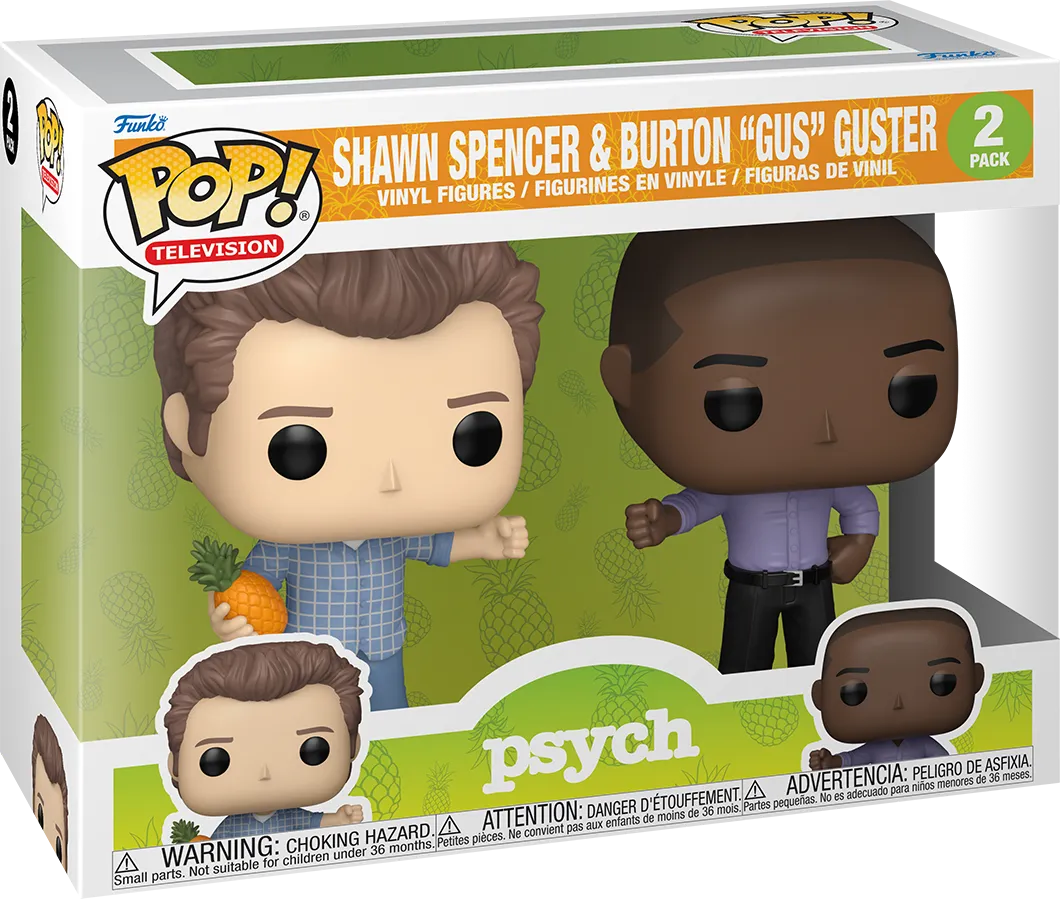 FUN83972 Psych - Shawn & Gus Pop! Vinyl 2-Pack - Funko - Titan Pop Culture