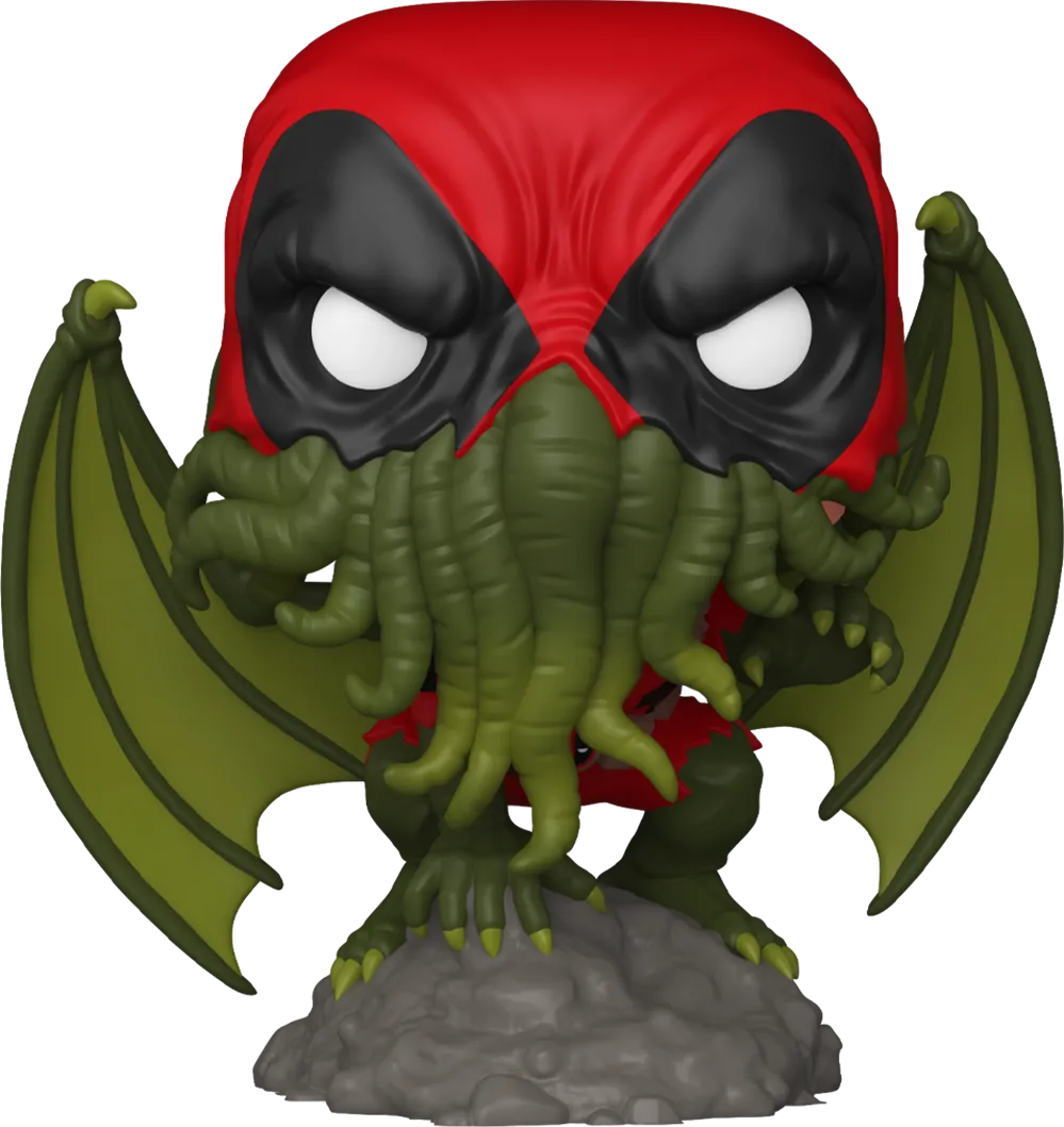 FUN83984 Deadpool: Literary Classics - Deadpool as Cthulhu Pop! Vinyl - Funko - Titan Pop Culture