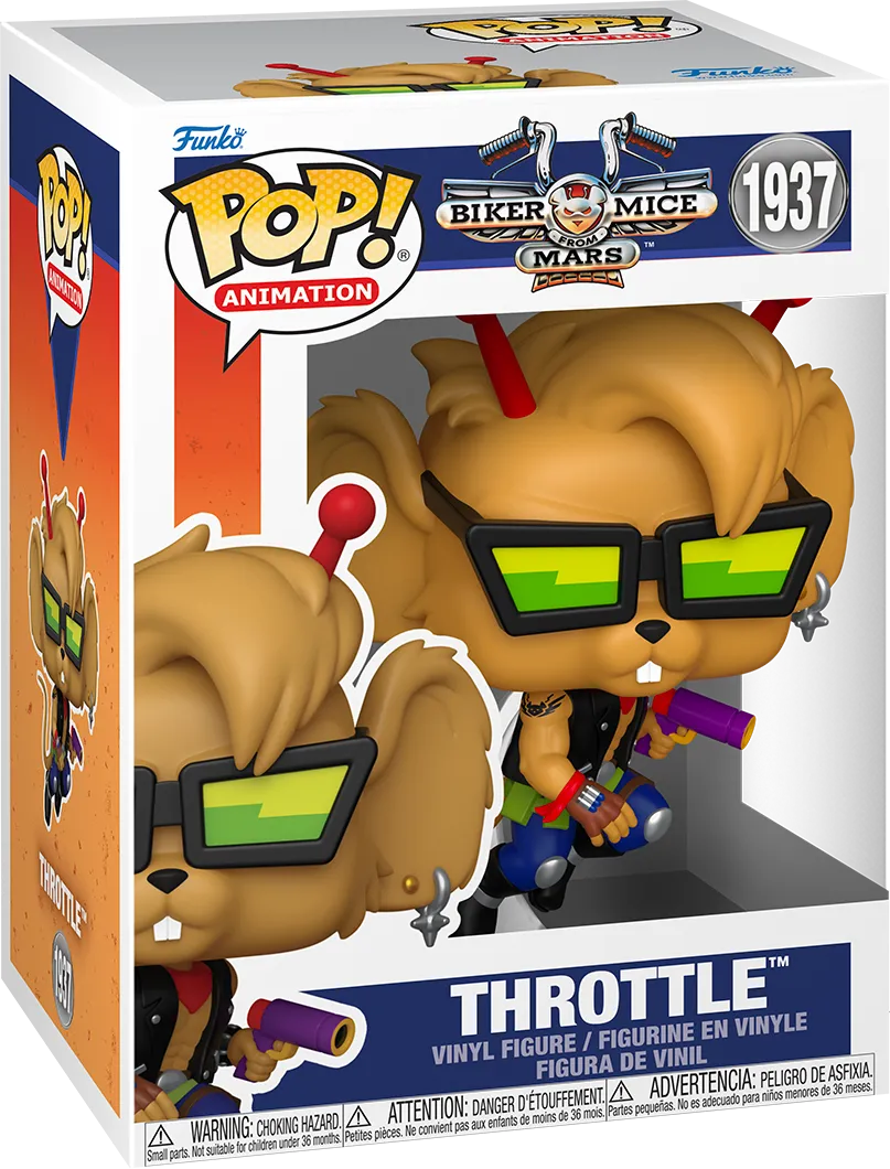 FUN83998 Biker Mice from Mars - Throttle Pop! Vinyl - Funko - Titan Pop Culture
