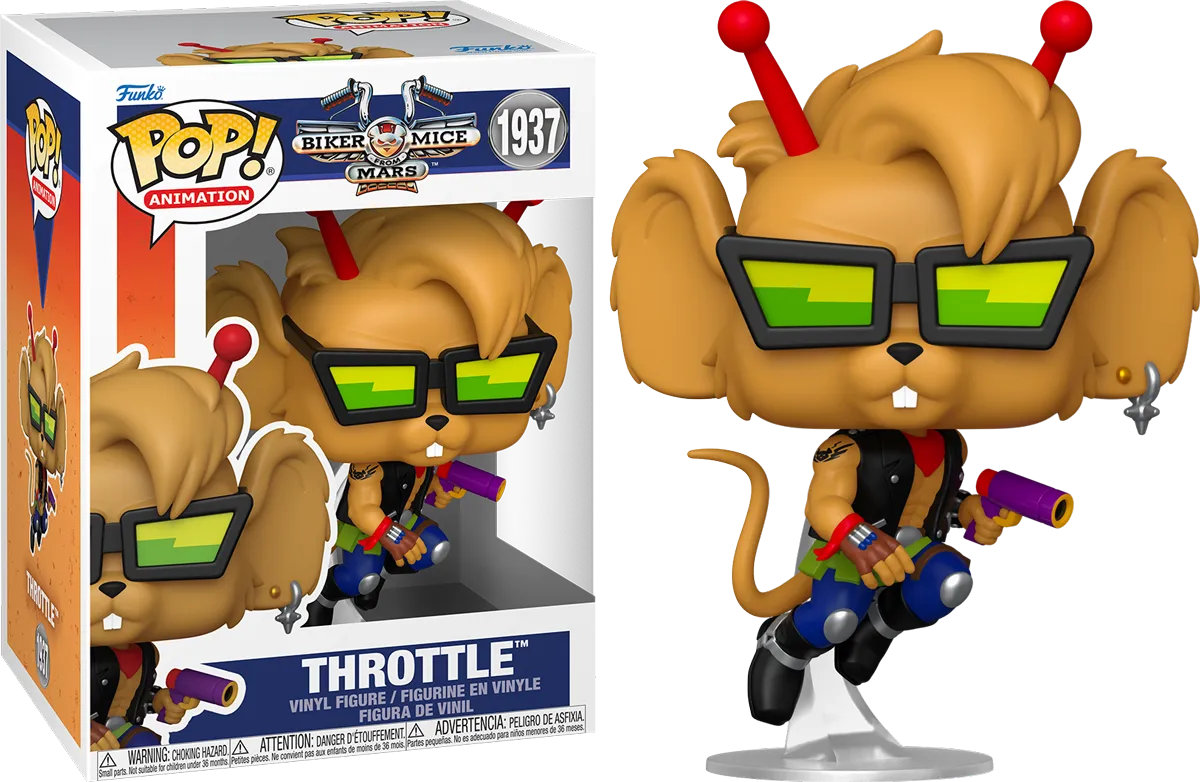 FUN83998 Biker Mice from Mars - Throttle Pop! Vinyl - Funko - Titan Pop Culture